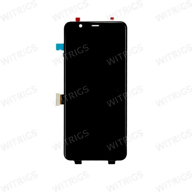 OEM Screen Replacement with Frame for Google Pixel 4 Black.