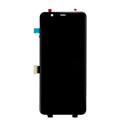 OEM Screen Replacement with Frame for Google Pixel 4 Black.