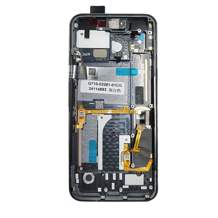 OEM Screen Replacement with Frame for Google Pixel 4 Black.