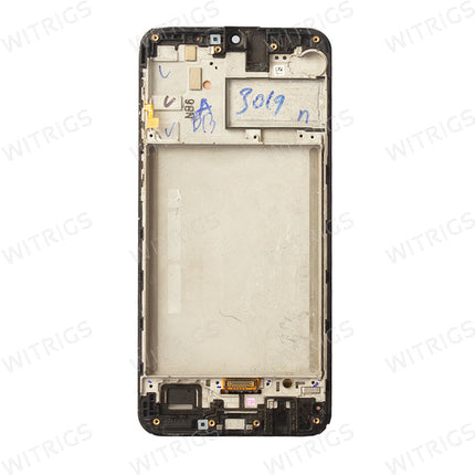 OEM Screen Replacement with Frame for Samsung Galaxy M30s Blue