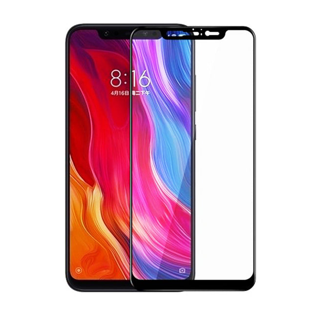 Full Tempered Glass Screen Protector for Xiaomi Mi 8 Black