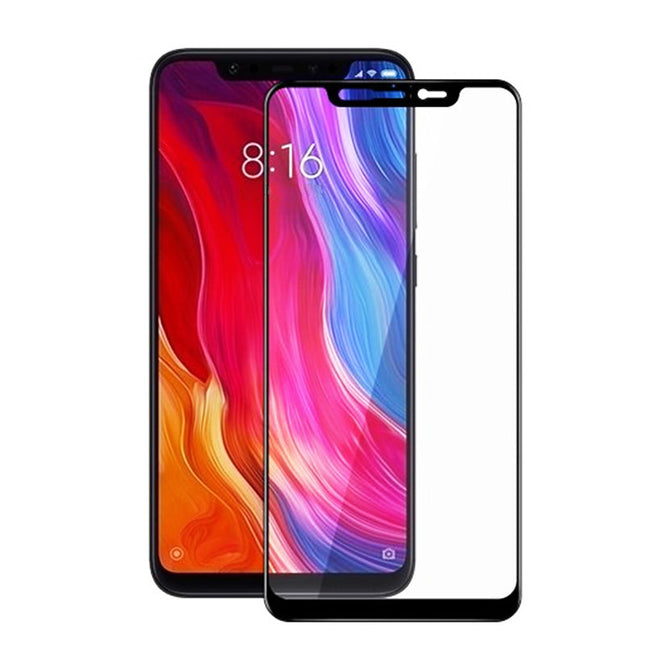 Full Tempered Glass Screen Protector for Xiaomi Mi 8 Black