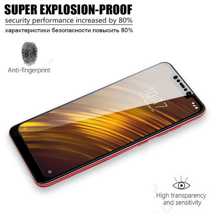 Full Tempered Glass Screen Protector for Xiaomi Pocophone F1 Black