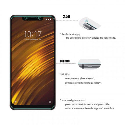 Full Tempered Glass Screen Protector for Xiaomi Pocophone F1 Transparent