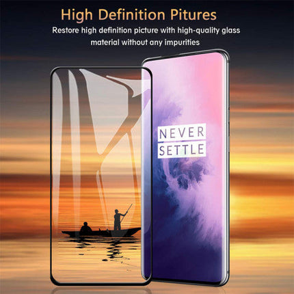 Full Tempered Glass Screen Protector for OnePlus 7T Pro Black