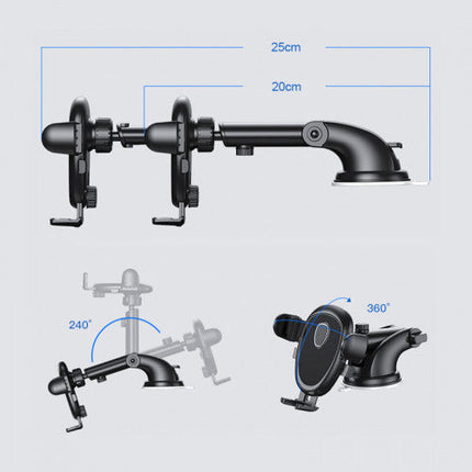 Dual-Use Car Phone Mount, Car Phone holder for Dashboard