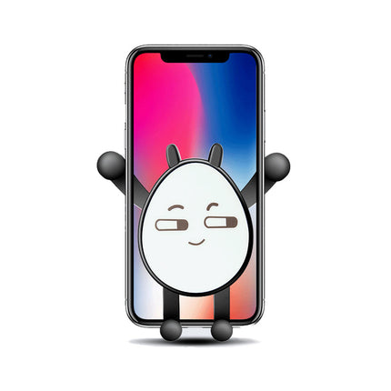 Automatic Lock Car Phone Mount Cartoon Style 1