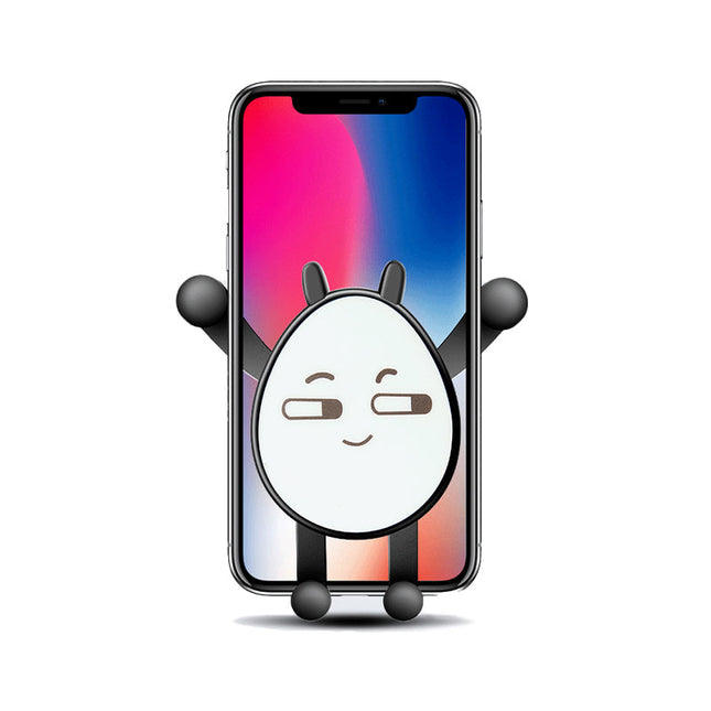 Automatic Lock Car Phone Mount Cartoon Style 1