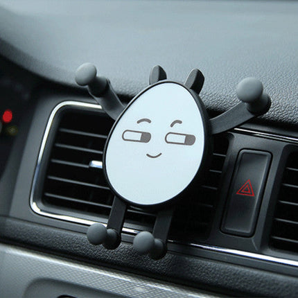 Automatic Lock Car Phone Mount Cartoon Style 3