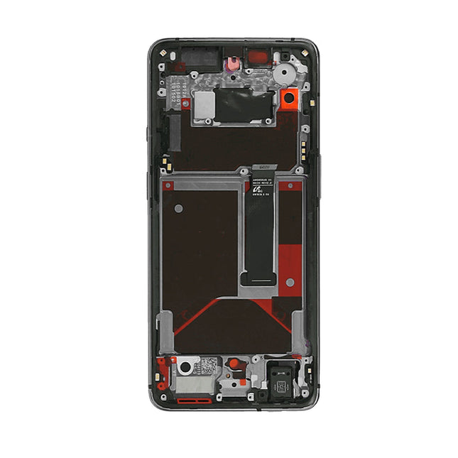 OEM Screen Replacement with Frame for Oneplus 7T Black.