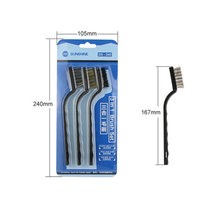 SUNSHINE S-046IC Anti-static 3-in-1 Brush