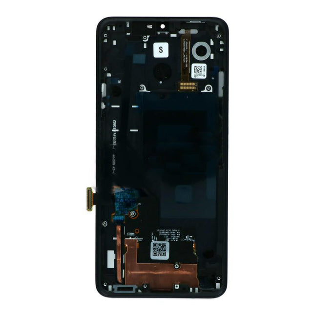 OEM Screen Replacement with Frame for LG Q9 Black