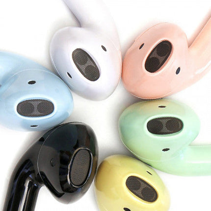 Plus Size Wireless Earphone Style Bluetooth Speaker Yellow