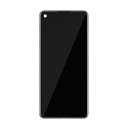 OEM Screen Replacement with Frame for Oneplus 8T Silver.