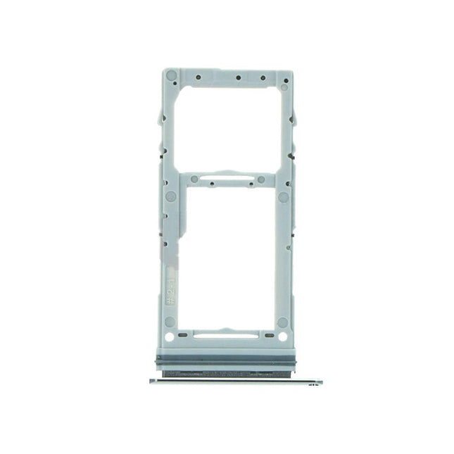 OEM Dual SIM Card Tray for Samsung Galaxy Note 10 Lite Silver