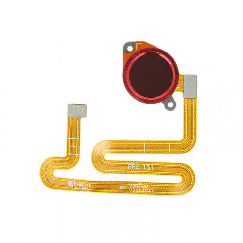 OEM Fingerprint scanner flex for Motorola Moto G8 Plus Red