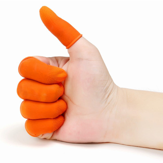 Disposable Anti-static Finger Gloves (Orange-L)