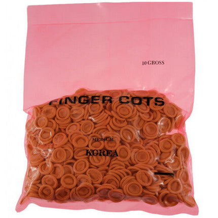 Disposable Anti-static Finger Gloves (Orange-M)