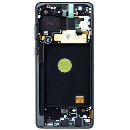 OEM Screen Replacement with Frame for Samsung Galaxy Note 10 Lite Black