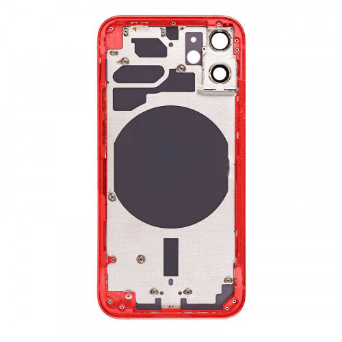Custom Rear Housing for iPhone 12 Mini Red