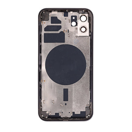 Custom Rear Housing for iPhone 12 Black