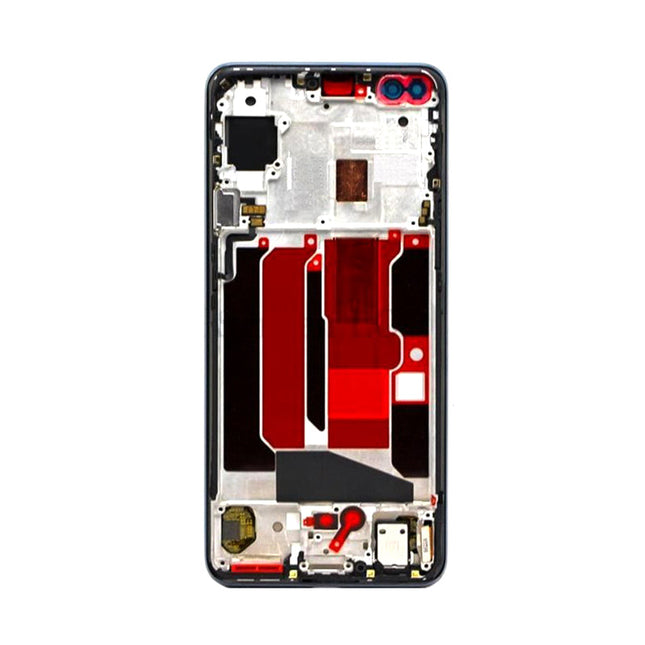OEM Screen Replacement with Frame for OnePlus Nord Blue.