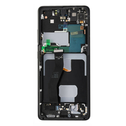 OEM Screen Replacement with Frame for Samsung Galaxy S21 PLUS Black