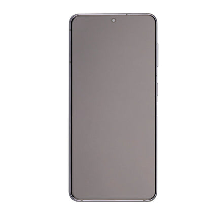 OEM Screen Replacement with Frame for Samsung Galaxy S21 Grey