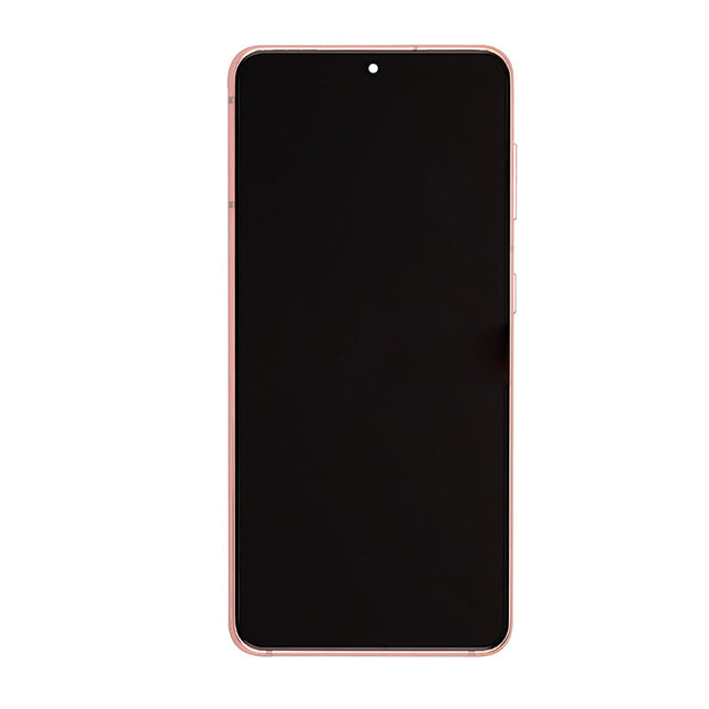 OEM Screen Replacement with Frame for Samsung Galaxy S21 Pink