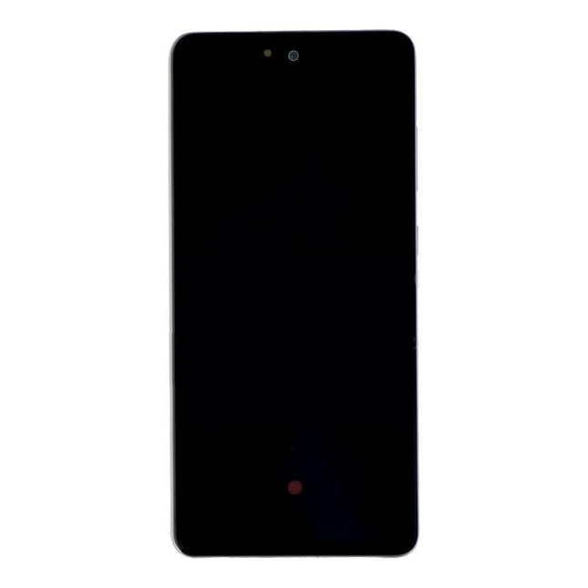 OEM Screen Replacement with Frame for Samsung Galaxy A72 (Silver)