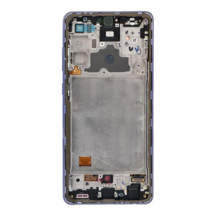 OEM Screen Replacement with Frame for Samsung Galaxy A72 (Blue)