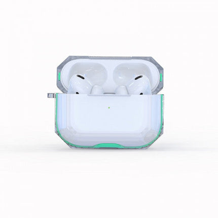 Transparent Case Turquoise For AirPods Pro