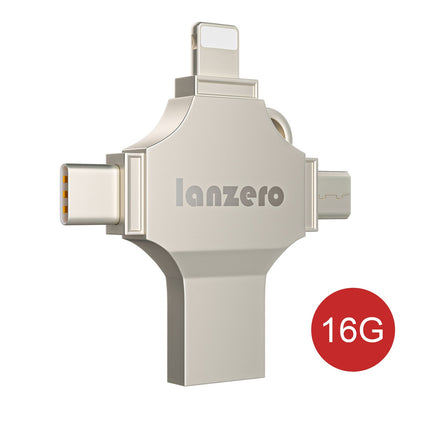 4-in-1 USB Flash drive Mobile phone computer dual use USB flash drive 16GB For Type-C OTG Android iOS