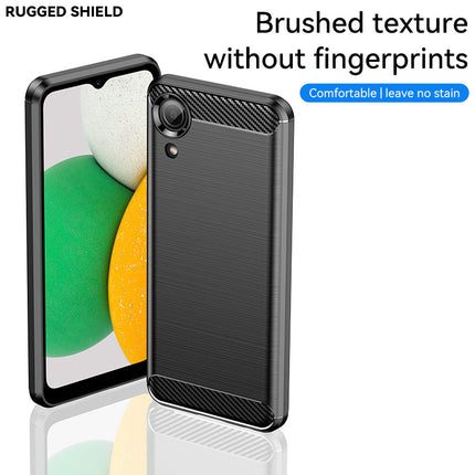 Brushed Silicone Phone Case For Samsung Galaxy A03 Core