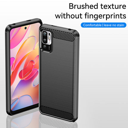 Brushed Silicone Phone Case For Redmi Note 10T 5G