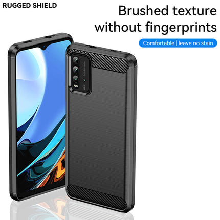 Brushed Silicone Phone Case For Redmi Note 9 4G