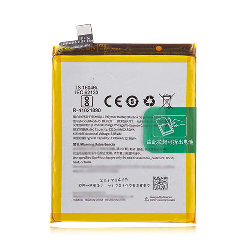 OEM Battery for OnePlus 5T 3300 mAh
