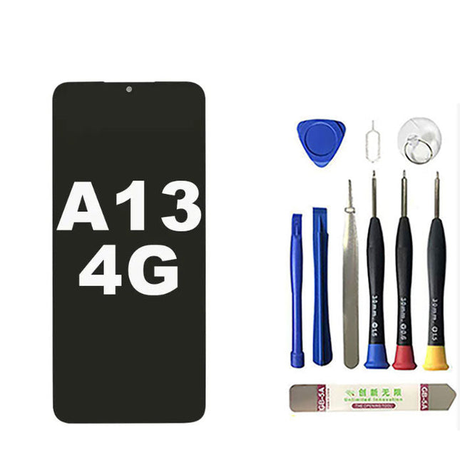 Original Lcd Screen Replacement with Frame for Samsung Galaxy A13 4G