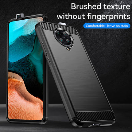 Brushed Silicone Phone Case For Redmi K30 Pro Zoom