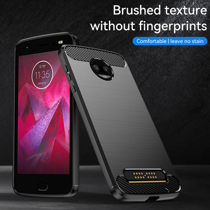 Brushed Silicone Phone Case For Motorola Moto Z 2018