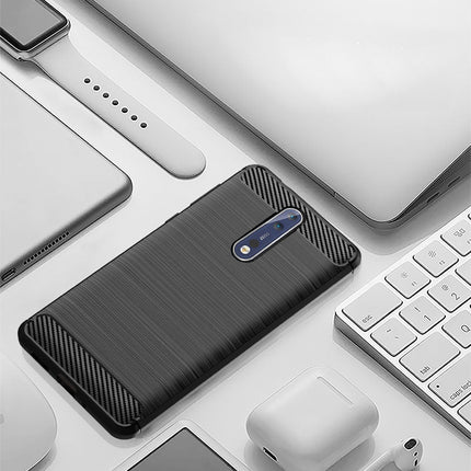 Brushed Silicone Phone Case For Nokia 8