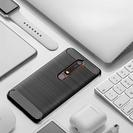Brushed Silicone Phone Case For Nokia 6.1