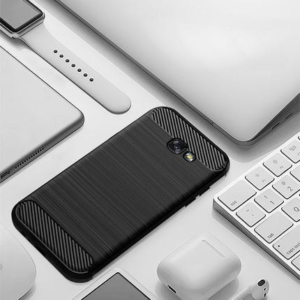 Brushed Silicone Phone Case For Samsung Galaxy A7 2017