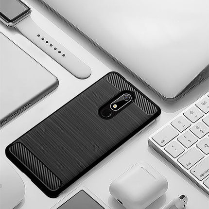 Brushed Silicone Phone Case For Nokia 5.1