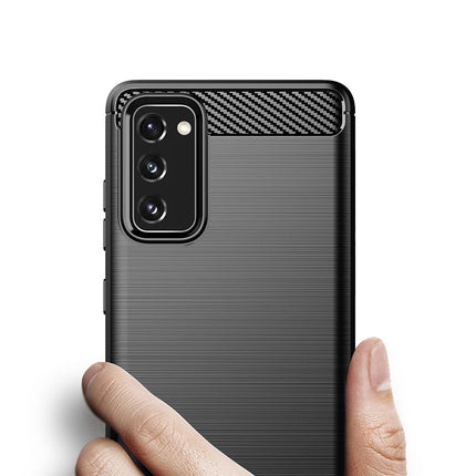 Brushed Silicone Phone Case For Samsung Galaxy S20 lite