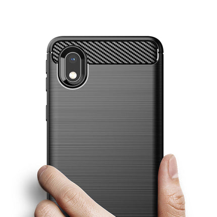 Brushed Silicone Phone Case For Samsung Galaxy A01 Core