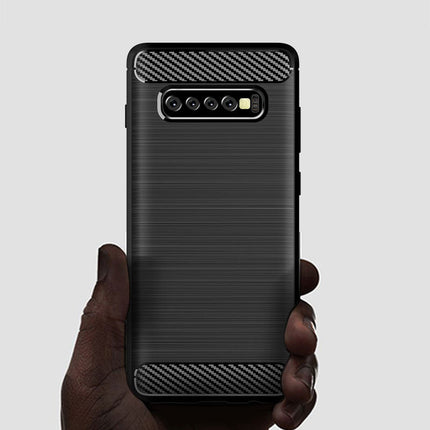 Brushed Silicone Phone Case For Samsung Galaxy S10 Plus