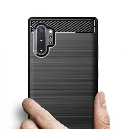 Brushed Silicone Phone Case For Samsung Galaxy Note10 + / Plus