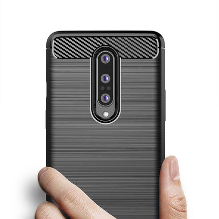 Brushed Silicone Phone Case For OnePlus 8