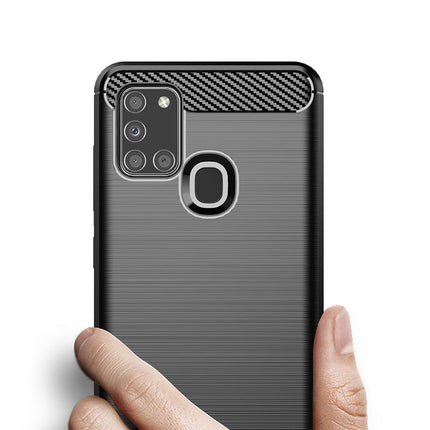 Brushed Silicone Phone Case For Samsung Galaxy A21S